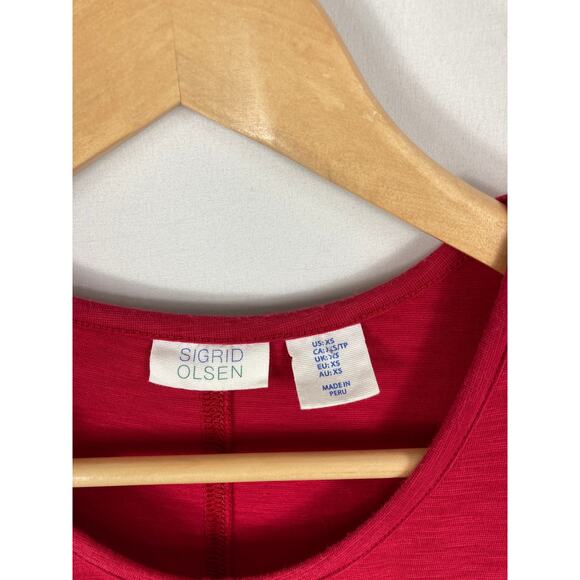 Sigrid Olsen Front Seem Side Slit Tank Size XS - Picture 3 of 6